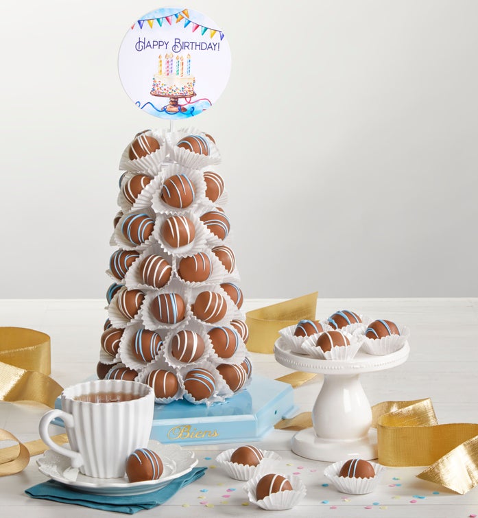 Biens Chocolate Happy Birthday Truffle Tower